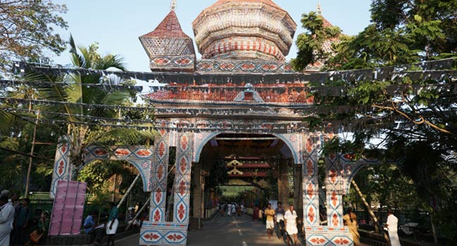 Temple and Festival Photos of Vishnu Maya Temple Thrissur