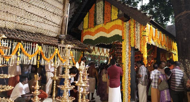 Temple and Festival Photos of Vishnu Maya Temple Thrissur