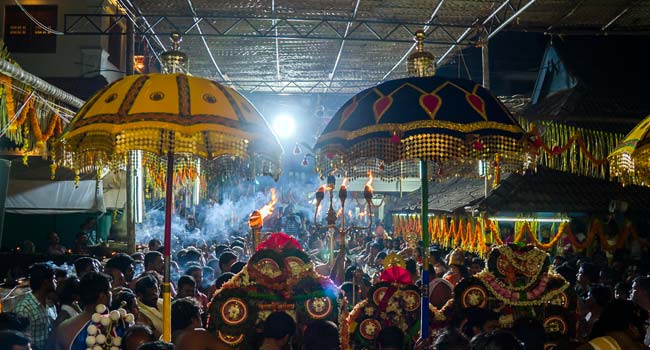 Temple and Festival Photos of Vishnu Maya Temple Thrissur